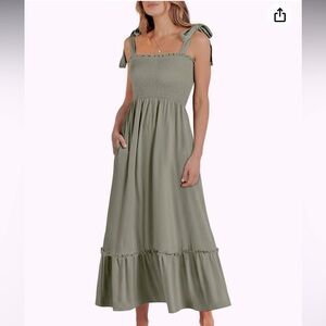 Love Tree Green Long Sundress